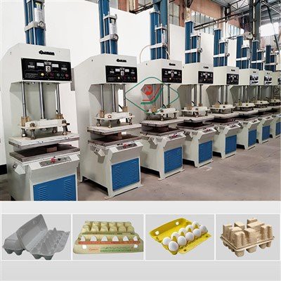 Manual Egg Box Hot-press Machine